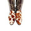 D&G Dolce & Gabbana Pony Hair Cowboy Boots