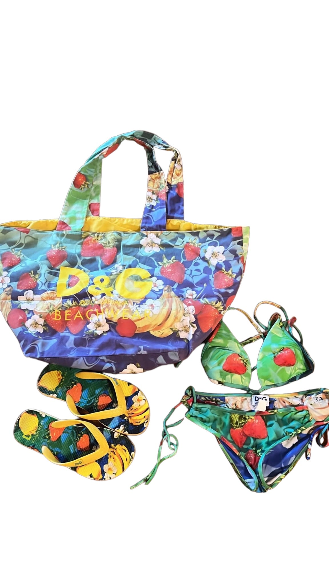 Dolce & Gabbana Beachwear three piece swimsuit set – Yuri's Market