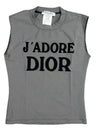 Christian Dior 2002 Houndstooth J’ Adore Dior tank